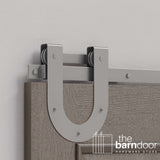Horseshoe Heavy Duty Sliding Barn Door Hardware Kit
