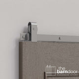 J Top Mount Heavy Duty Sliding Barn Door Hardware Kit