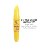 Golden Rose Maxim Eyes Mascara - Defined Lashes, Voluminous Eyelashes, Unique Formula & Flexible Brush
