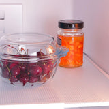Decobella Transparent Shelf Liner - Easy Clean, Customizable, Waterproof EVA Material for Drawers & Countertops