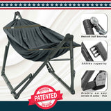 Tranquillo Uniki Canvas Hammock with Stand for Ultimate Relaxation