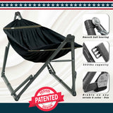 Tranquillo Uniki Canvas Hammock with Stand for Ultimate Relaxation