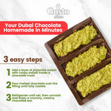 Gusto Etna, Pistachio Chocolate Bar Filling, 30% Pistachio, Pistachio Cream with Crispy Kataifi 2.2 lb (1kg)