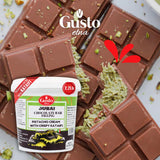 Gusto Etna, Pistachio Chocolate Bar Filling, 30% Pistachio, Pistachio Cream with Crispy Kataifi 2.2 lb (1kg)