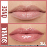 Maybelline New York Lifter Gloss - Hyaluronic Acid Lip Gloss for Fuller Lips, Moisturizing & Non-Sticky