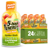 24 Pack 5-hour ENERGY Extra Strength Shots, Peach Mango Flavor Flavor, 1.93 Fl Oz