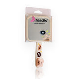 Nascita Figured Hand Mirror in Beige - 1 pc