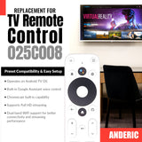ONN 025C008 for Android TV 2K FHD Streaming Stick / 4K UHD Streaming Device Streaming Remote Control
