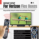 Anderic RRP265V5 Replacement 2-Device Universal Remote Control for Verizon FiOS Cable - P265v5 [RRP265V5]