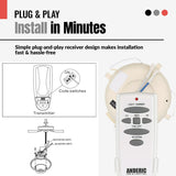 Anderic UC7051RKIT Replacement Ceiling Fan Kit for Hampton Bay and Others | RR7078TR/UC7051R