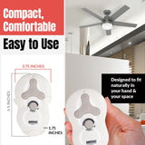 Anderic Substitute for Hunter 99123 / K0474-02 / IN2TX41 Universal 3 Speed Ceiling Fan Remote Control - 99123 [99122]