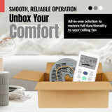 Anderic FAN10R/FAN9TR Replacement Ceiling Fan Kit for Hampton Bay
