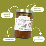 Campo D'Oro, Pure Pistachio Paste, 100% Pistachio, 18.34 oz