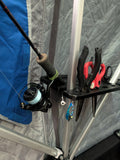 The Ultimate Ice Shanty Tackle & Tool Organizer Table