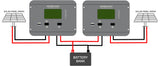 30-Amp Flush Mount LCD PWM Solar Charge Controller with Wireless Connectivity