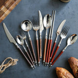 Paris Vintage Huanghua Pear Wood Cutlery Set | 3CARATS