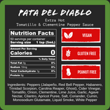 Pata del Diablo - Extra Hot Tomatillo & Clementine Pepper Sauce (9oz)
