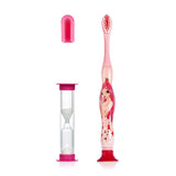 Benri Dent Pink Kids Toothbrush with Sand Timer