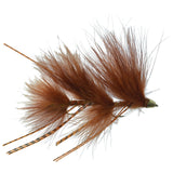 3 Pack Circus Peanut Envy Articulated Streamers Brown - Size 6