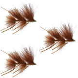 3 Pack Circus Peanut Envy Articulated Streamers Brown - Size 6