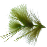 3 Pack Circus Peanut Envy Articulated Streamers Olive - Size 6