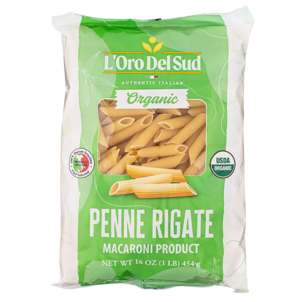 L'Oro Del Sud, Organic Penne Rigate Pasta 20 Pack x 1 lb