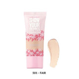 Show By Pastel Skin Tint Foundation - Natural, Long-Lasting Coverage for Sensitive Skin - Vegan & Cruelty-Free Cosmetics