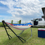 Tranquillo Uniki Canvas Hammock with Stand for Ultimate Relaxation