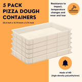 L'Oro Del Sud, Dough Proofing Box, White, 5 pack