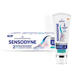 Sensodyne Clinical Whitening Toothpaste for Sensitive Teeth - Strengthens Enamel, Whitens, 7/24 Sensitivity Protection - 2.54 fl oz