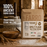 Polselli PuroGrano Spelt (Farro) Flour – 5kg (11 lb)