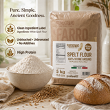 Polselli PuroGrano Spelt (Farro) Flour – 5kg (11 lb)