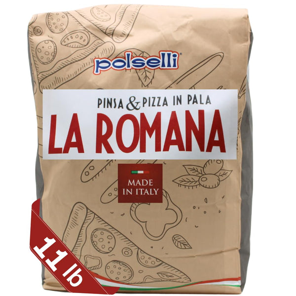 Polselli, La Romana Pinsa & Pizza in Pala Flour, Tipo 0 Flour, 11 lb (5 kg)