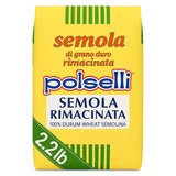 Polselli, Semola Flour, Semolina Rimachinata di Grano Duro 2.2 lb (1 kg)
