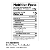 Cheddar Cheese Popcorn Salt
