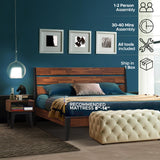 Emery Solid Wood Bed Frame