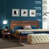 Emery Solid Wood Bed Frame