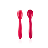 Babyjem Baby Utensil Set - Soft Baby Cutlery & Dishwasher Safe Feeding Tools for Self-Feeding Infants