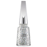 Flormar Glitter Semi-Transparent Nail Polish GL01 Stardust - Long Lasting Semi-transparent Nail Polish