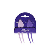 Janeke Small Purple Hair Clips Gentle Hold 2-Pack
