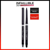 Loreal Paris Infaillible: Automatic Gel Matte Black Eyeliner - Waterproof, Smudge-Proof, & Long-Lasting 36H Definition