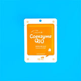 MjCare Coenzyme Q10 Face Mask - Age-Defying Skincare with Hyaluronic Acid, Hydrating & Single-Use