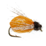 LaFontaine Amber Deep Sparkle Caddis Pupa - 6 Flies Hook Size 12