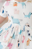 Puppy Pals S/S Pocket Twirl Dress