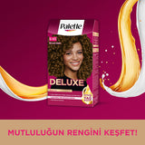 Palette Deluxe Hair Dye - Long-Lasting Coffee Brown Color with Nourishing Formula