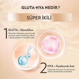Vaseline Gluta-Hya Serum UV Protective Hydrating Body Lotion - Brightening, Non-Greasy Moisturizer with GlutaGlow Technology