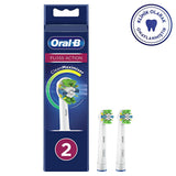 Oral-B Floss Action Replacement Toothbrush Heads (2-Pack) - MicroPulse Bristles, CleanMaximizer Technology