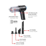 Aprilla AVC-4034 Rechargeable Handheld Vacuum Cleaner