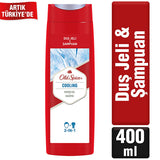 Old Spice Cooling: 2-in-1 Shower Gel & Shampoo - Refreshing Clean, Eliminates Odor, Masculine Scent