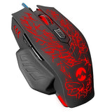 Everest SM-700 Wired Gaming Mouse - Customizable DPI, Optical Sensor, Black